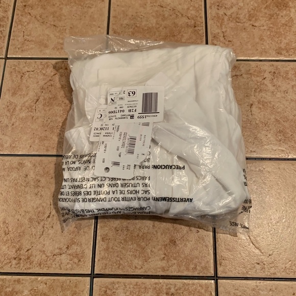 Caslon Open Front Linen Blend Blazer Jacket White Medium NWT - Picture 2 of 8